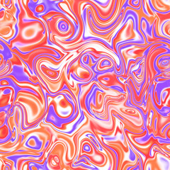 Holographic seamless pattern. The effect of flowing iridescent liquid. Psychedelic effect. Fairy tale unicorn trend background. 90s fashion..