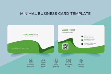 Corporate Minimal Premium Business card design template