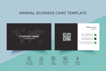 Corporate Minimal Premium Business card design template