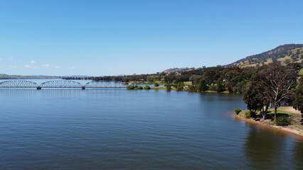 The Bethanga or BellBridge Bridge is a steel truss road bridge that carries the Riverina Highway across Lake Hume, an artificial lake on the Murray River in Australia.