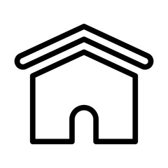 homepage line icon illustration vector graphic