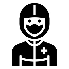 doctor glyph icon