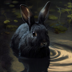 Black Water Rabbit the symbol of the 2023