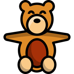 bear doll icon