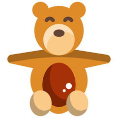 bear doll icon