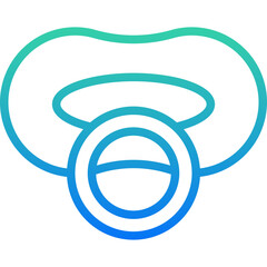 baby pacifier icon