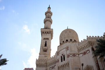 Fototapeta na wymiar Beautiful Landscape mosque, Islamic background Mosque