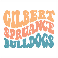 Gilbert Spruance Bulldogs eps design