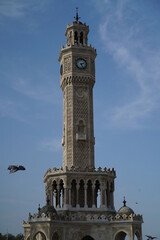 Fototapeta na wymiar Izmir Clock Tower in Turkey