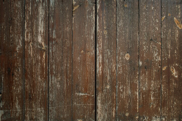 Fototapeta na wymiar Old brown wooden background. Timber texture