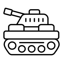 Tank Line Icon