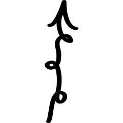 Obraz premium Hand drawn arrow