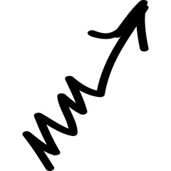 Hand drawn arrow