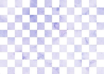 水彩風　市松模様背景