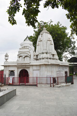 Vishvanath Mahadev Temple-façade, near Kankaria lake Ahmedabad, Gujarat, India..