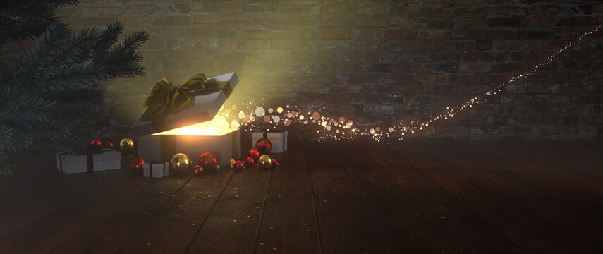 Magischer Weihnachten Banner