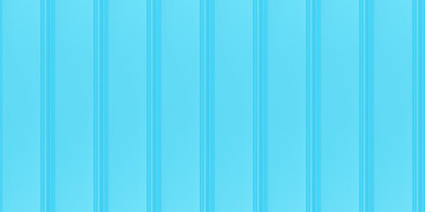 Seamless pastel blue vertical wall wainscot pattern. Plastic, gypsum or wooden beadboard of interior cladding. Vector illustration. Renovating home wall decor