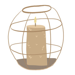 aesthetics of a bohemian interior. modern Art. 