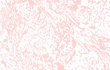 Grunge texture. Distress pink rough trace. Fine ba