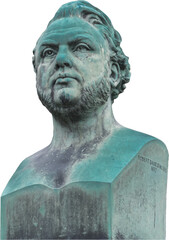 Obraz premium Isolated PNG cutout of a statue on a transparent background, ideal for photobashing, matte-painting, concept art 