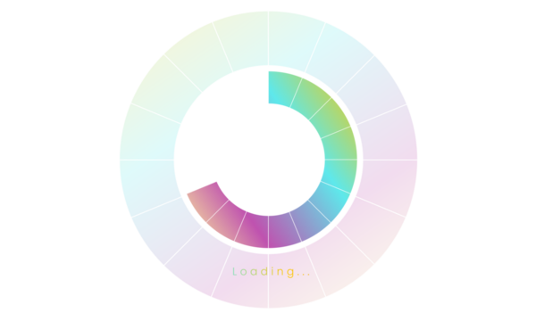 70 percent loading user interface, A Futuristic loading icon, colorful loading tap menu UI, use for Download progress, web design template, interface uploading design.