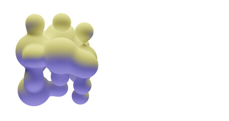 3d liquid splash made in blender