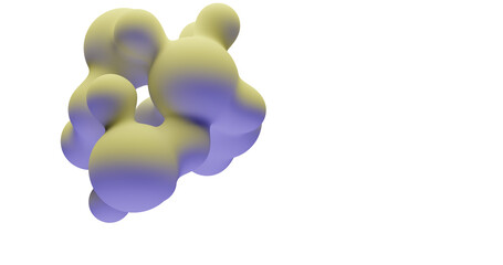 3d liquid splash made in blender