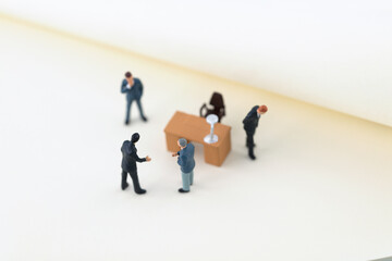 Fototapeta premium Some People in Miniature Creativity