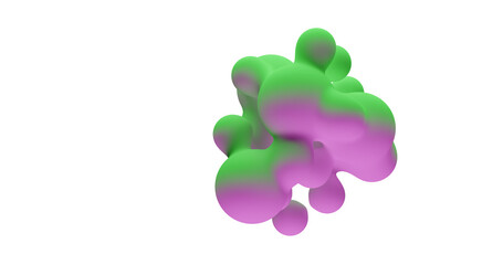 3d liquid splash made in blender