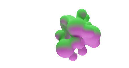 3d liquid splash made in blender