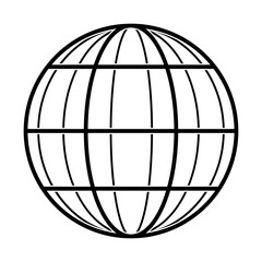 Abstract earth globe