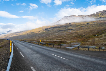 Landscape of the East Fjords (Iceland)