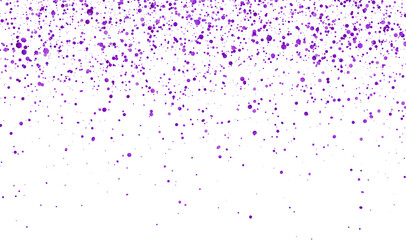 Naklejka premium Purple glitter confetti