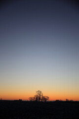 Fototapeta premium Sunrise Winter morning