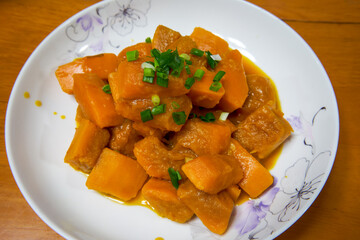A Delicious Braised Squash Chunk