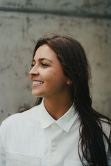 Girl Reading and Walking on Grass, Phone
