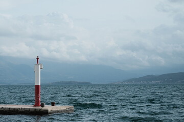lighthouse on the coast in Montenegro