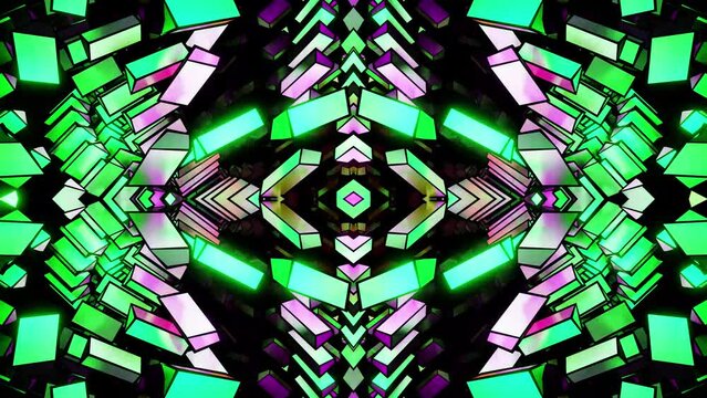 New VJ loop eqalizer crystall for party bacgrkound green neon
