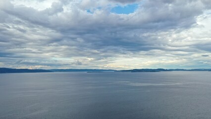 Obraz premium port et fjord de Trondheim en Norvège 