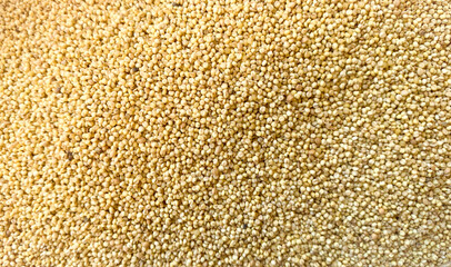 millet seeds background.