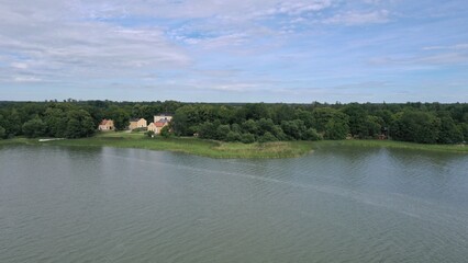 survol du domaine de Julita dans le sud de la Suède