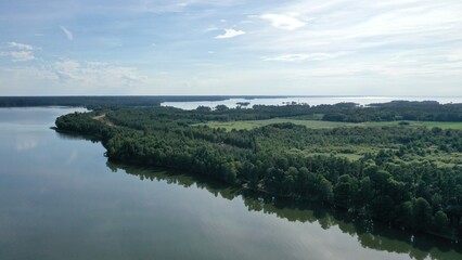 château au bord du lac Hjälmaren en Suède près d'Örebro