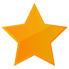 3d golden star