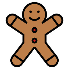 Obraz premium gingerbread man