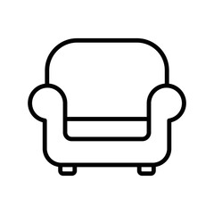 sofa icon vector design template in white background