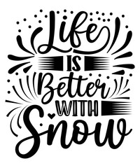 Fototapeta premium Winter SVG Design vector