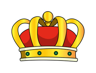 Golden Majestic king crown
