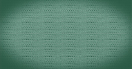 Image of flowers and shapes on green background