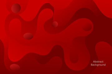 Dynamic abstract background with red gradient fluid shapes modern concept. minimal poster. ideal for banner, web, header, cover, billboard, brochure, social media, landing page, celebration 