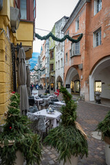 Obraz premium Magic of Christmas in Bressanone and at the Novacella Abbey